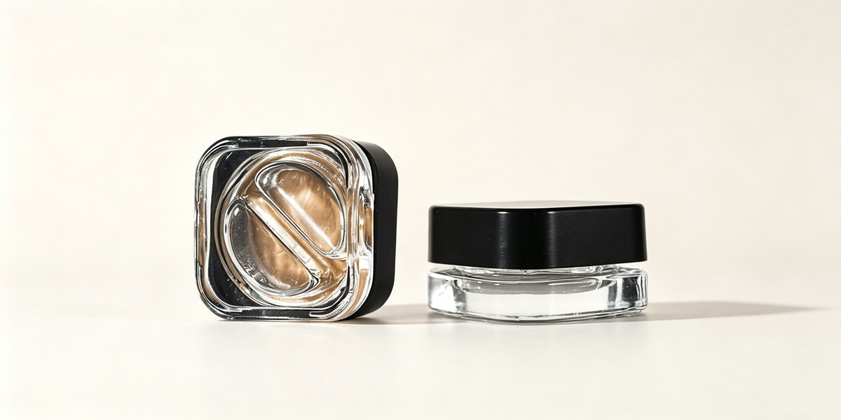 Glass jars compared with plastic containers