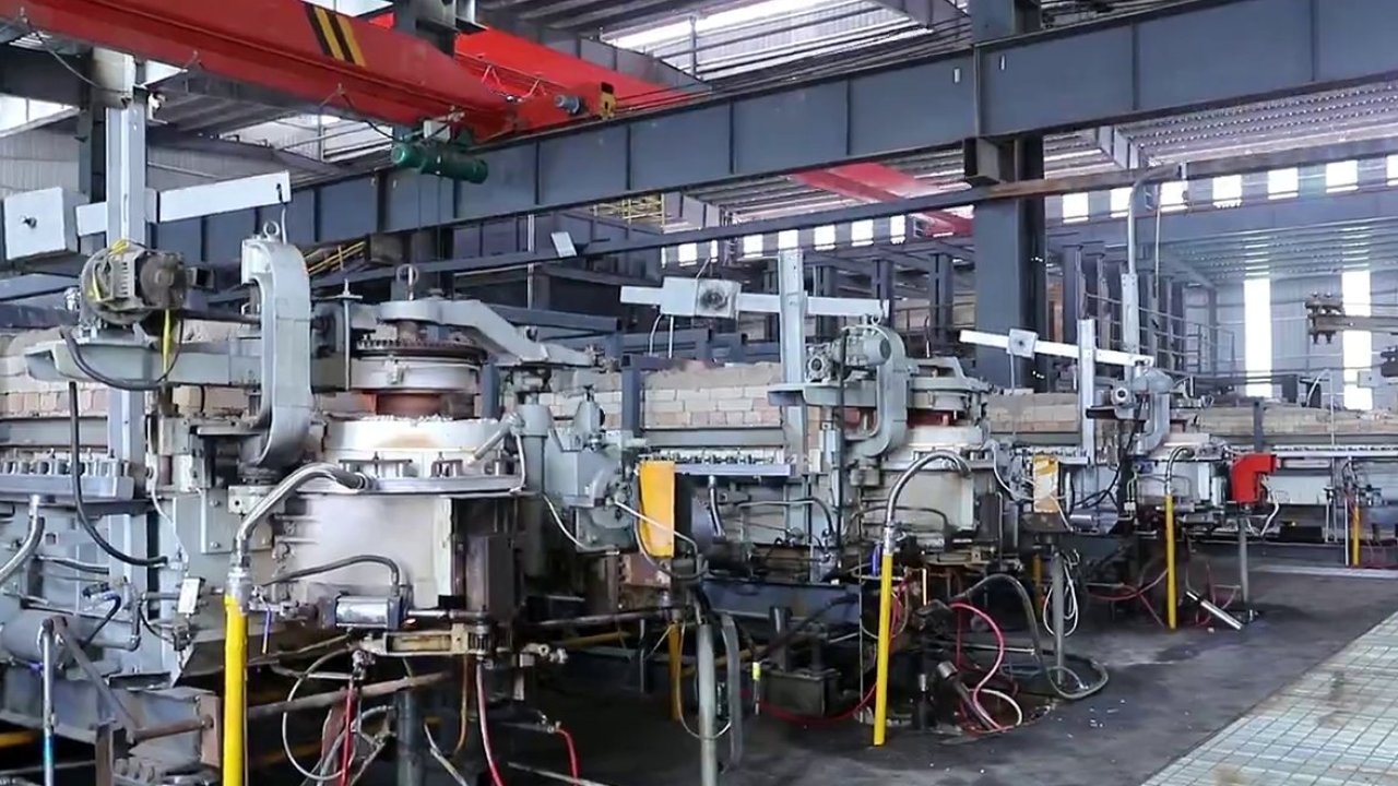 Custom glass bottle production tooling and samples at the Xuzhou Eagle Glass factory