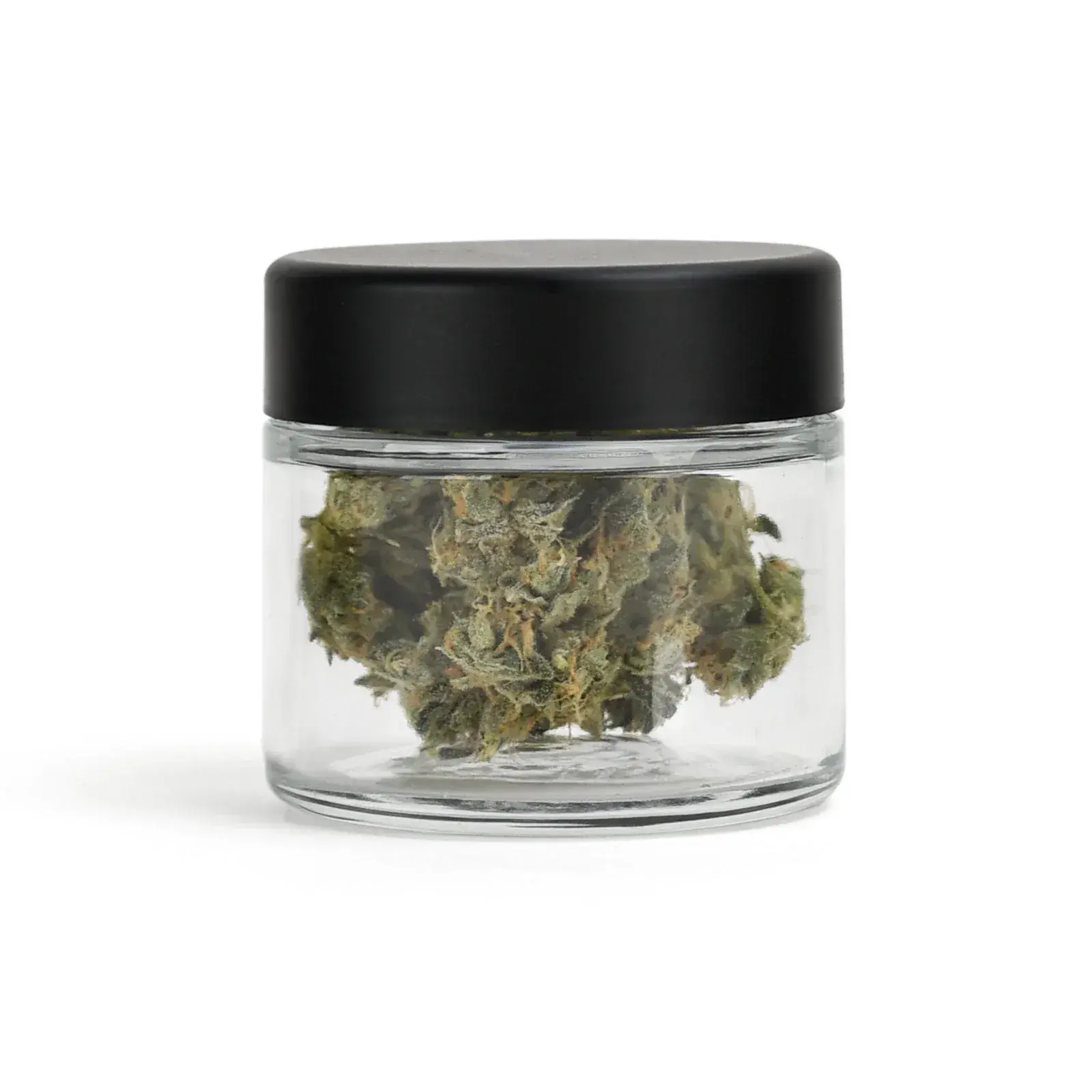 1oz 2oz 3oz 4oz riichtaus Säit Glas CBD Jar -CRC Cap