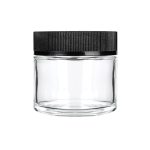 Wholesale Child Resistant Thick Wall Cr Glass Jar 2 4 8 10oz Straight Sided Rounded Glass Container For 3.5g Flowers | Eaglebottle