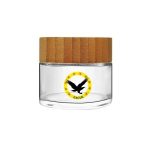 Wholesale 1oz 2oz 3oz 4oz Dry Cannabis Flower Jar W/ Bamboo CRC Cap | Eaglebottle