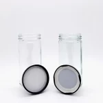 Wholesale 8oz Tall Straight-sided Clear Paragon Glass Jar For Storage Spices Jar With Lid | Eaglebottle