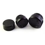 Wholesale Glass Baller Jar Food Grade Smell Proof Oil Solid Black UV Glass Jar 5ml 9ml 1 Gram Concentrate Container with Black Child Resistant Lid | Eaglebottle