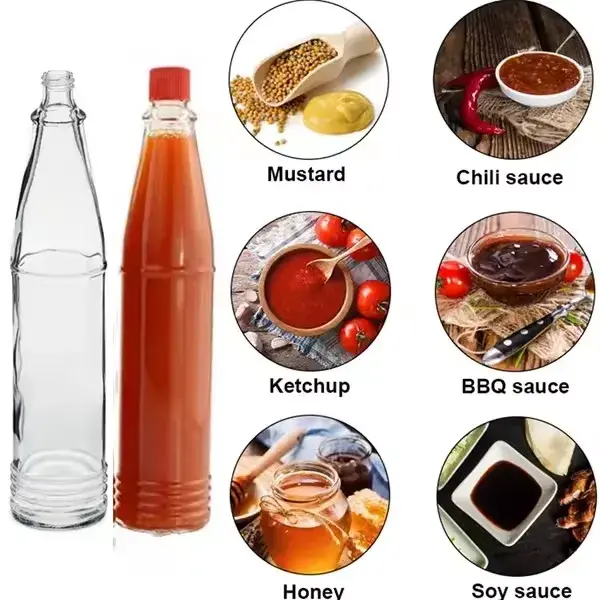 Glass Chilli BBQ Tomato bottle