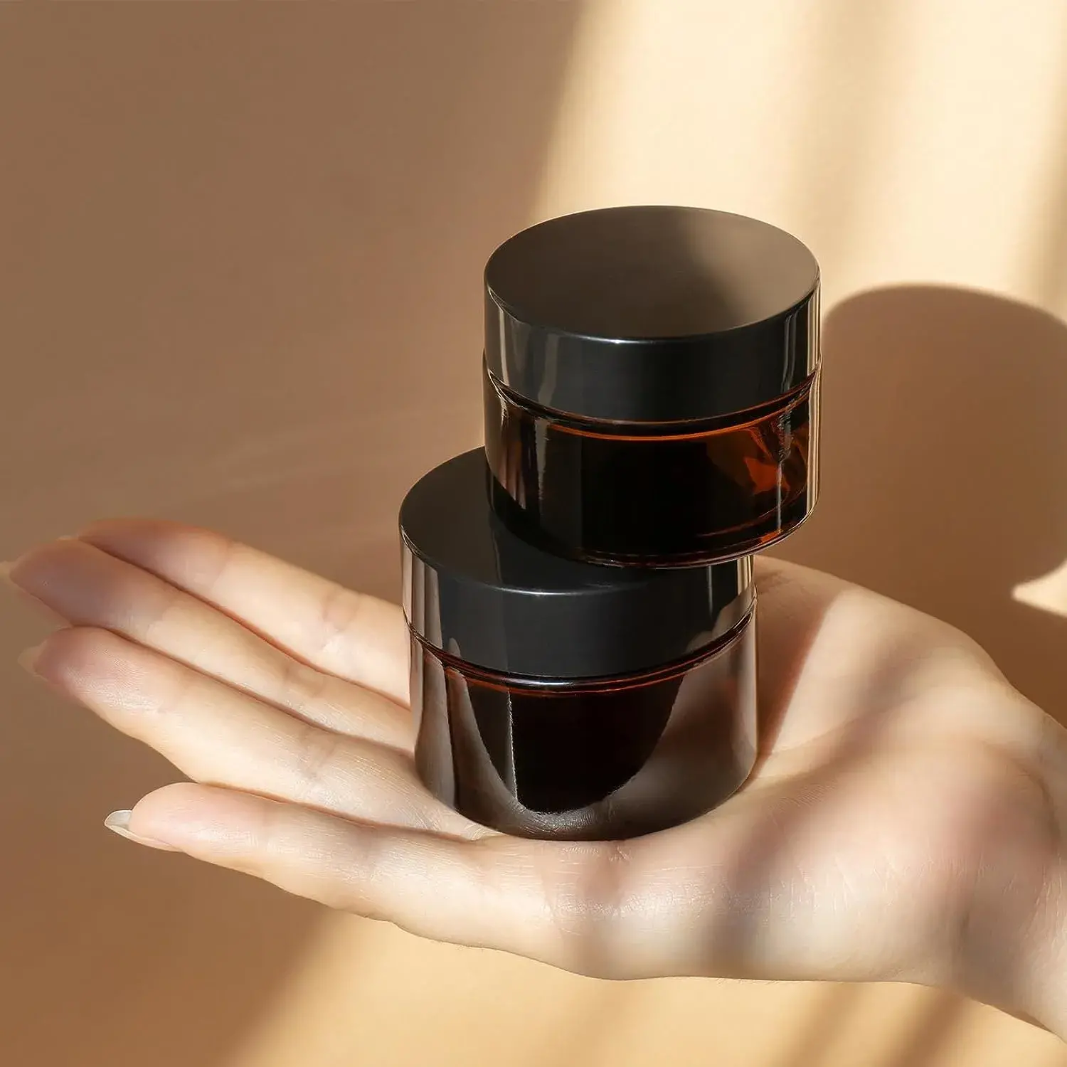 Glass Cosmetic Jars