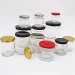 Wholesale Glass Storage Jar 30ml-1000ml Empty Round Hermetic Pickle Canned Food Jam Glass Container With Metal Lid | Eaglebottle