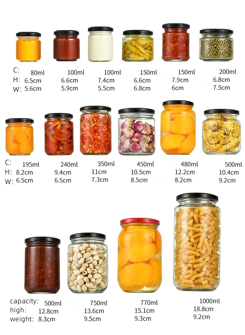 Glass Food Jar