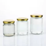 Wholesale Glass Storage Jar 30ml-1000ml Empty Round Hermetic Pickle Canned Food Jam Glass Container With Metal Lid | Eaglebottle