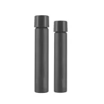 Wholesale Matte Black Glass Pre-Roll Tube with Childproof Lid Pipes Tube Resistant Logo Glass Packaging Customized | Eaglebottle