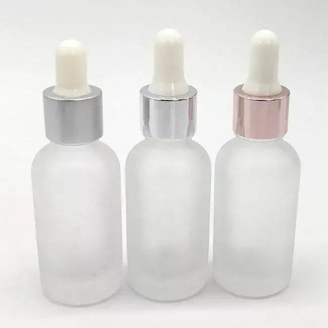 Glass Round Dropper Bottle