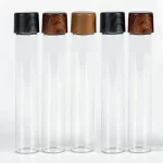 Wholesale 30mm Glass Tube With Cork Lid 12-110ml Cylindrical Glass Match Jar Candle Glass Storage Jar Bottle With Cork Lid | Eaglebottle