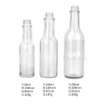 Wholesale Recyclable 3oz 90ml 5oz 150ml Hot Sauce Woozy Glass Bottle With Leak Proof Screw Cap And Dropper Insert For Kitchen | Eaglebottle