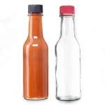 Wholesale Hot Sauce Chilli Glass Bottle Empty 5oz 8oz 150ml 250ml round Salad Dressing Ketchup Bottle with Screw Cap Lids | Eaglebottle