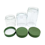 Wholesale Child resistant food jars green concentrate container smell proof glass bottles glass jar | Eaglebottle