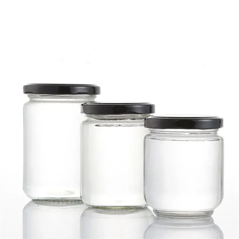 8oz 16oz 32oz Clear Glass Mayo/ Economy Jars canning Jars