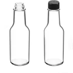 Wholesale Recyclable 3oz 90ml 5oz 150ml Hot Sauce Woozy Glass Bottle With Leak Proof Screw Cap And Dropper Insert For Kitchen | Eaglebottle