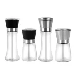 Wholesale ABS Plastic And Pepper Grinder Mill Bottle Spice Jar 180ml 200ml Glass Manual Grinding Bottle | Eaglebottle