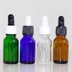 Wholesale Perfume Cosmetic Bottle 5ml 10ml 15ml 20ml 30ml 50ml 100ml Clear Green Blue Amber Glass Dropper Bottle With Childproof Lid | Eaglebottle