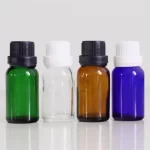 Wholesale Perfume Cosmetic Bottle 5ml 10ml 15ml 20ml 30ml 50ml 100ml Clear Green Blue Amber Glass Dropper Bottle With Childproof Lid | Eaglebottle