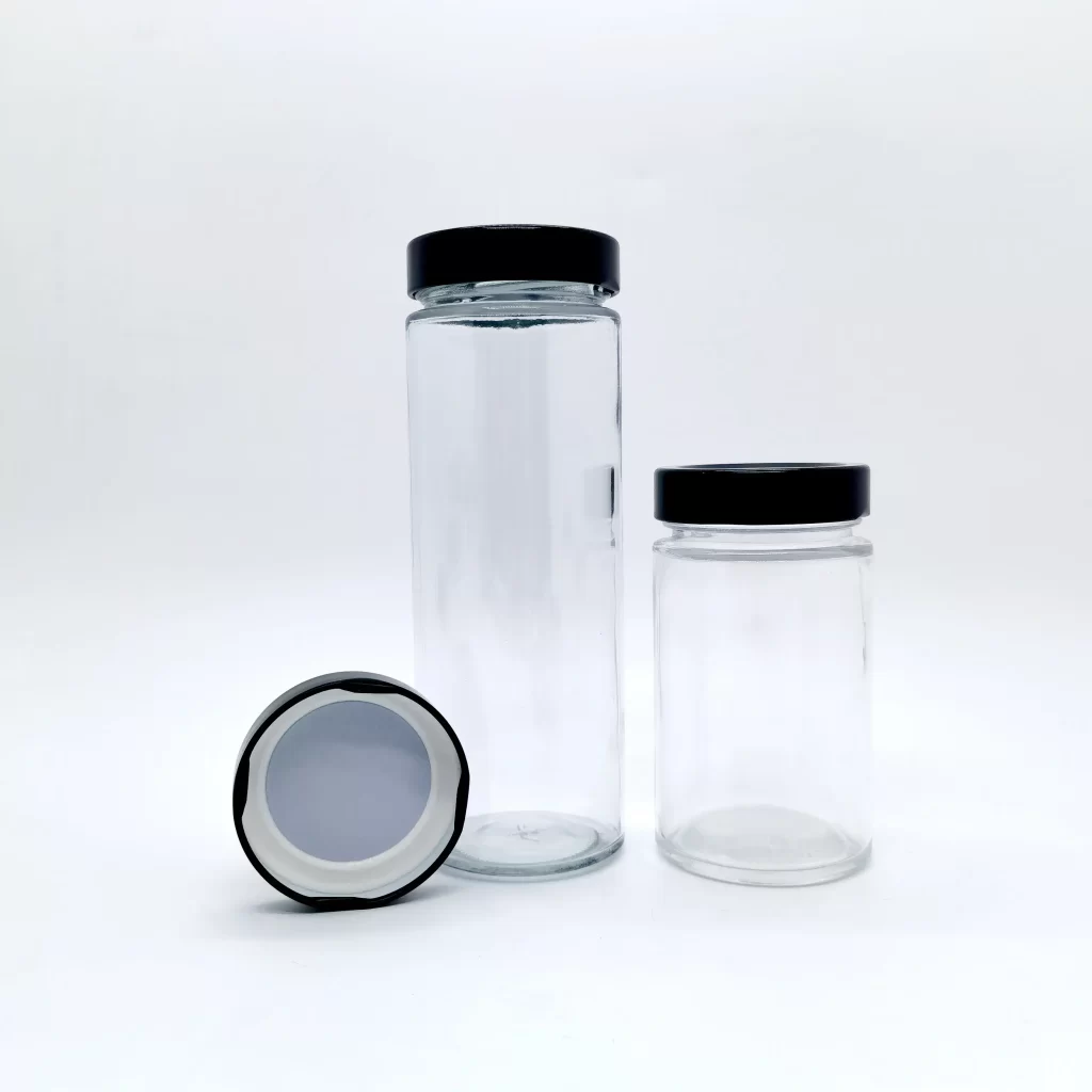 106ml 212 ml 314ml Ergo Glass Jar For Food W/ Cap