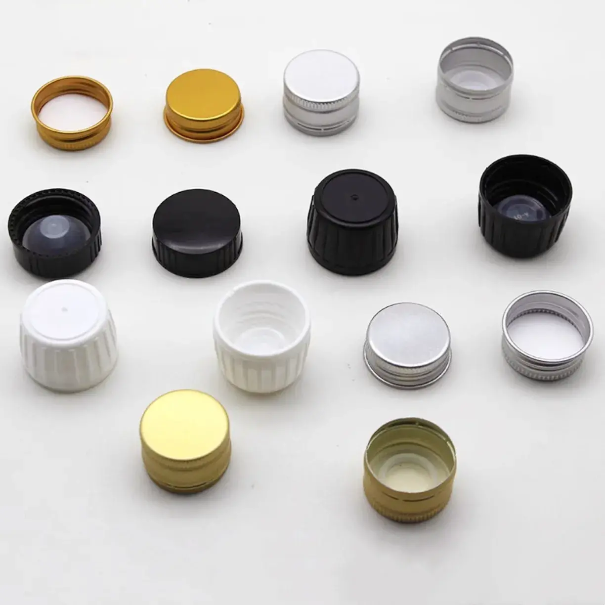 various caps for medicine bottle