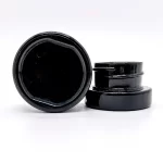 Wholesale Round Black UV Glass Cannabis Concentrate Jar 3ml 5ml 7ml 9ml | Eaglebottle