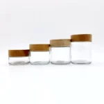 3oz Child Resistant Glass Jars With Black/White Cap | Eaglebottle