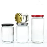 Wholesale Glass Storage Jar 30ml-1000ml Empty Round Hermetic Pickle Canned Food Jam Glass Container With Metal Lid | Eaglebottle