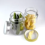 Wholesale 106 212 314ml Straight Side Glass Ergo Jar With High Metal Stopper Variously Shaped Round Empty Glass Pickle Jar Food Packaging Storage Industrial Use | Eaglebottle