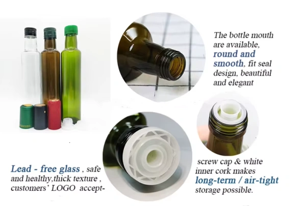 glass olive oil bottle